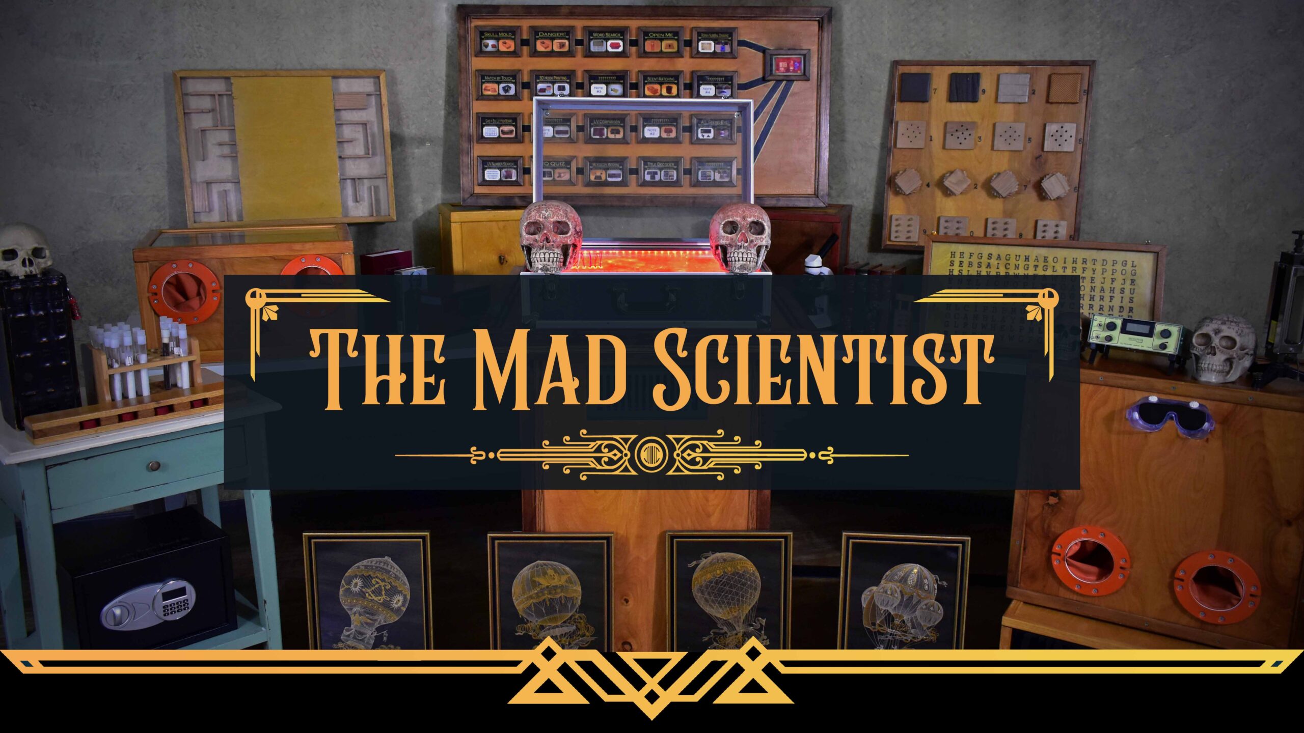 The Mad Scientist Escape Room Cover Photo