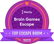 Brain Games Escape Room – Top Escape Room 2022 Morty Award